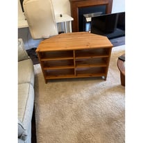 Solid wood corner tv unit cabinet 