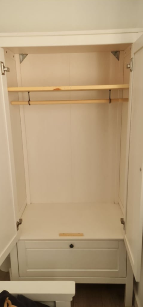 Ikea SUNDVIKWardrobe, white, 80x50x171 cm