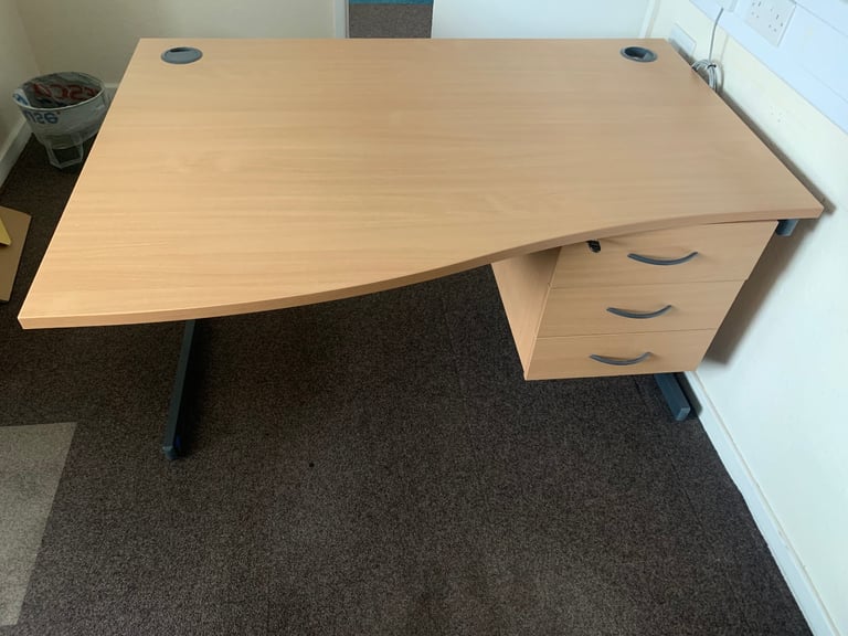 Desk with drawers