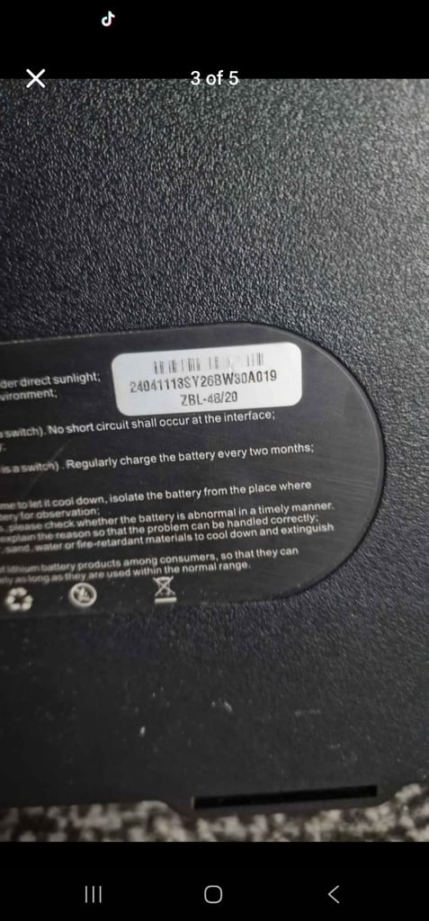 Ebike battery 