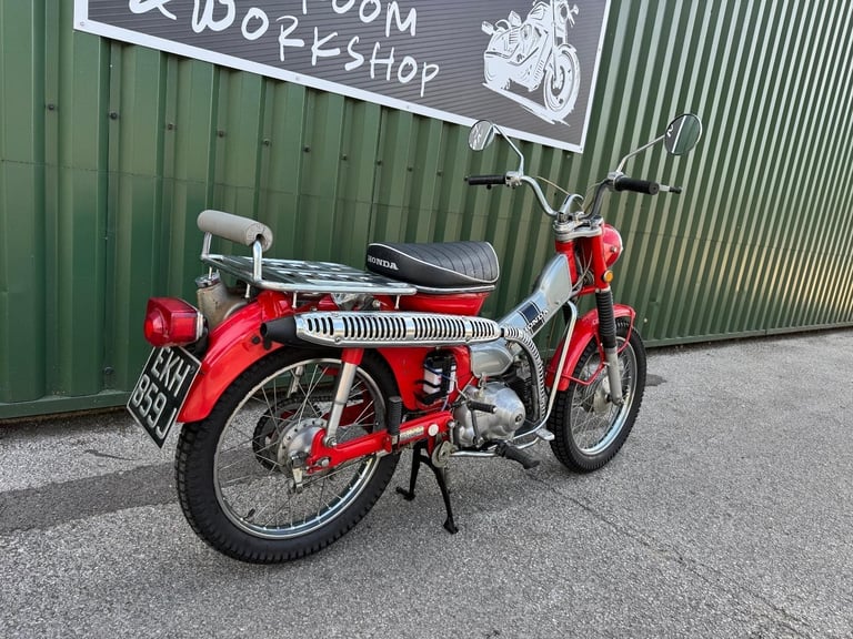 Honda CT90 Trail 1971 Red US Import in 2019 Runs and Rides Nice Original Bike 