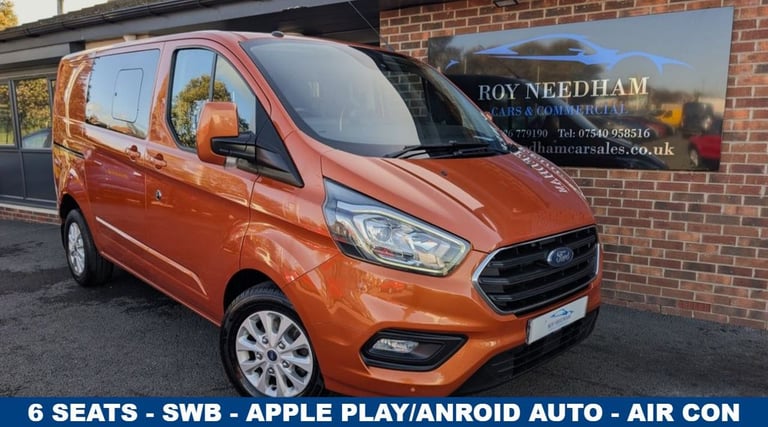 2019 19 FORD TRANSIT CUSTOM 2.0 320 ECOBLUE LIMITED CREW VAN DOUBLE CAB 5DR DIES