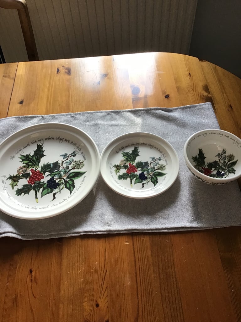 image for Portmeiron Christmas plates