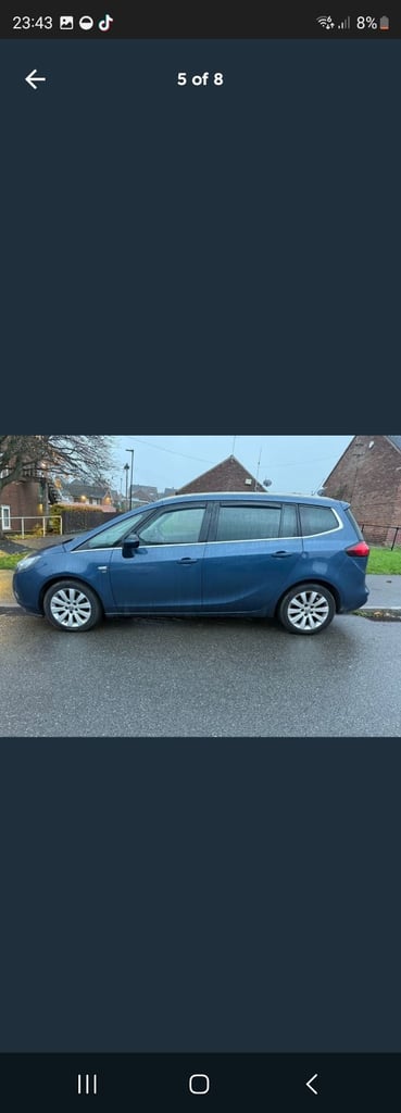 Vauxhall, ZAFIRA, MPV, 2016, Manual, 1598 (cc), 5 doors