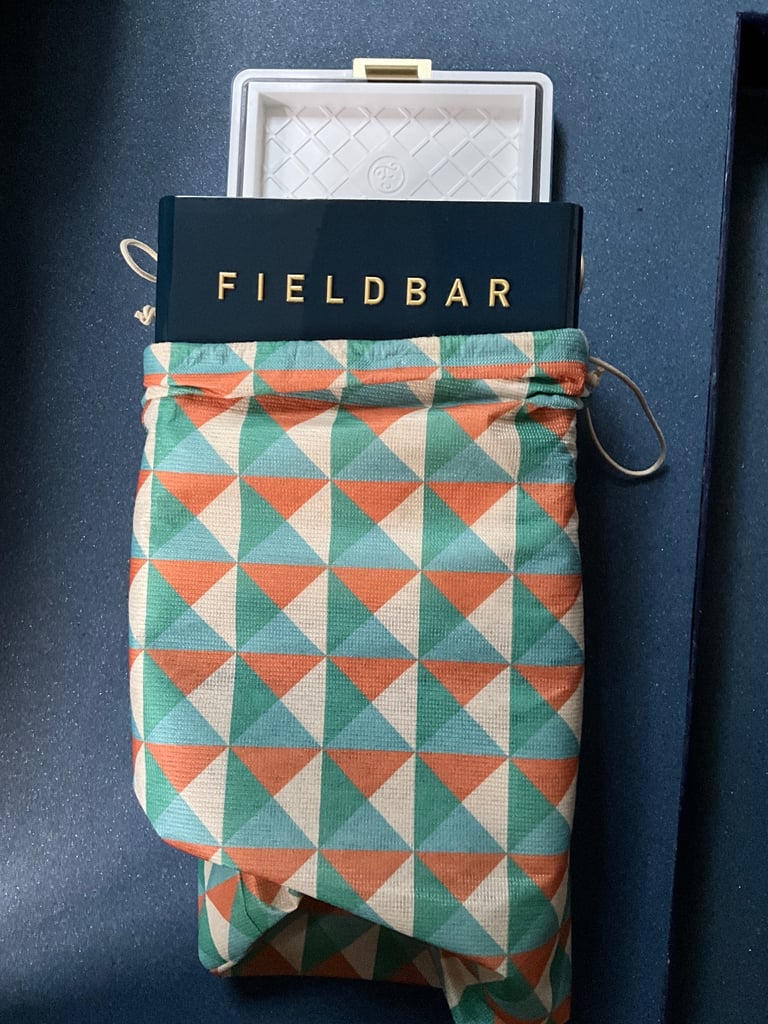 Navy Blue Handcrafted Fieldbar Cooler Box 