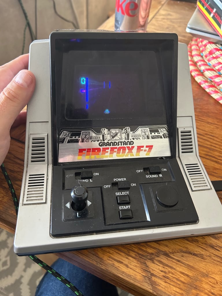 Grandstand Firefox electronic game 80s 