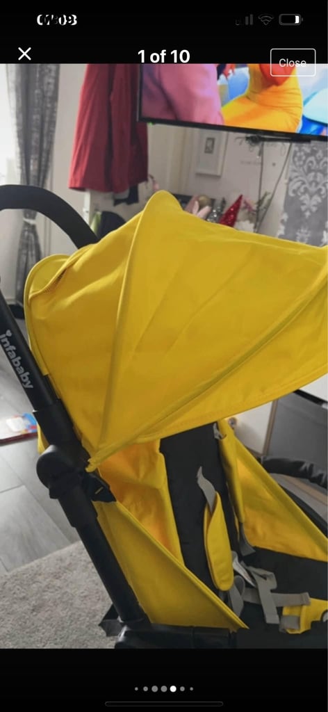 image for Infababy lightweight compact stroller with carry bag 