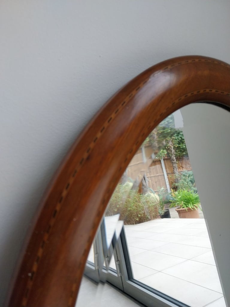Vintage oval mirror 