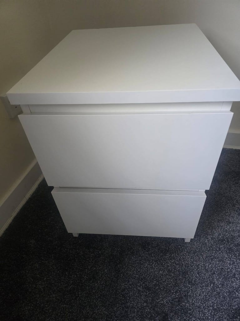 image for Malm bedside drawers