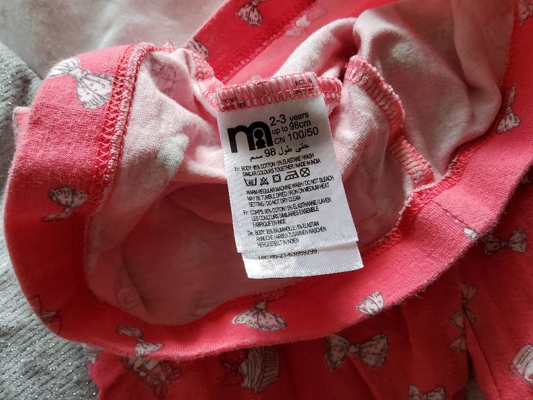 Leggings 6 Pairs Girls/Toddlers Age 2-3 Years 