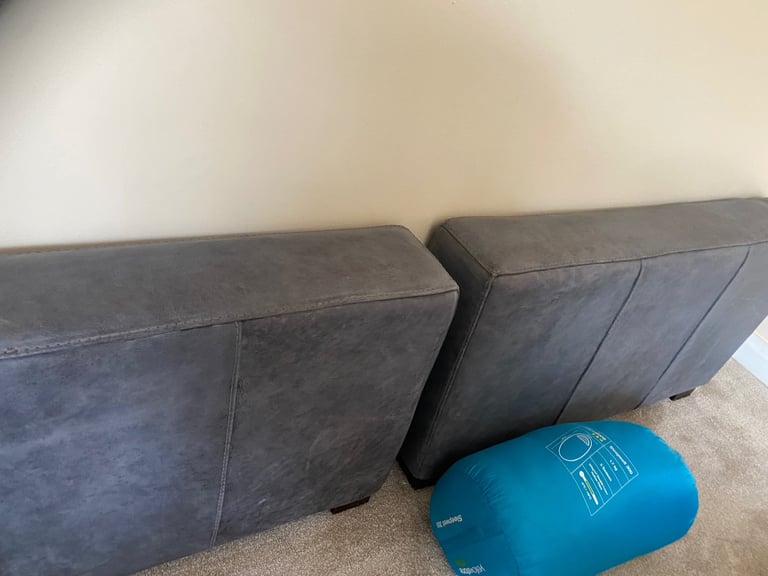 image for Retro leather couch