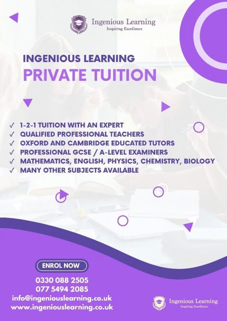 image for Professional Oxford educated Maths / Science tutor. GCSE, A-level, Functional Skills tuition.