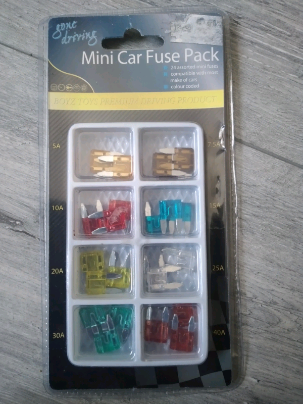 Mini car fuse pack NEW