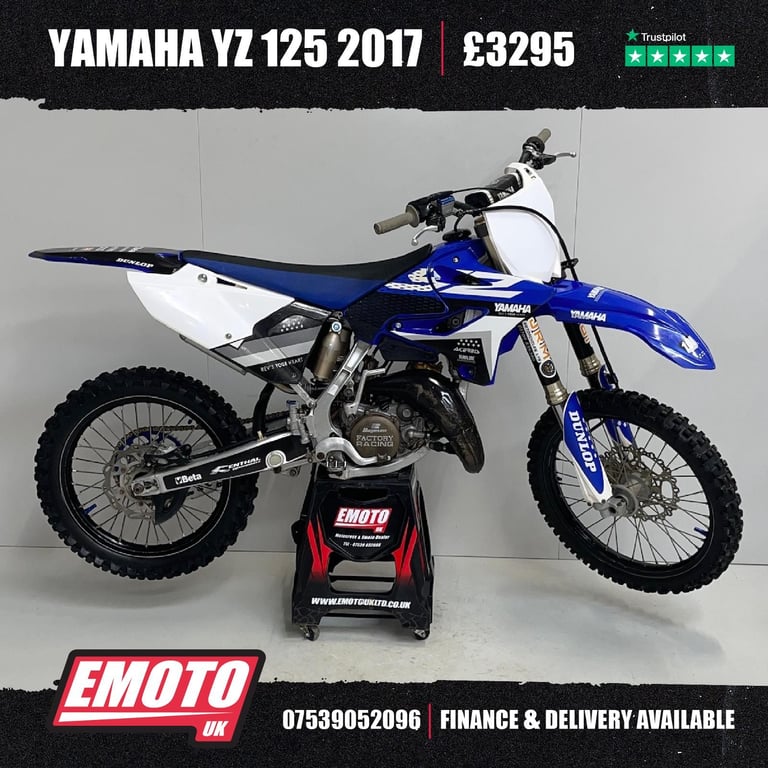 YAMAHA YZ 125 2017 Motocross Bike 125cc @EmotoUK - Finance Available