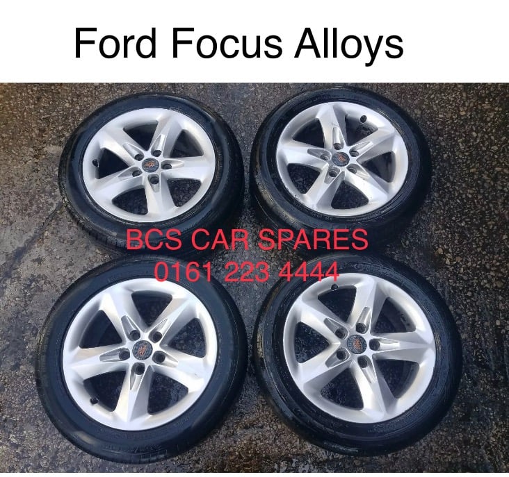Ford Focus Alloy Wheels full Set Inc tyres.  16”