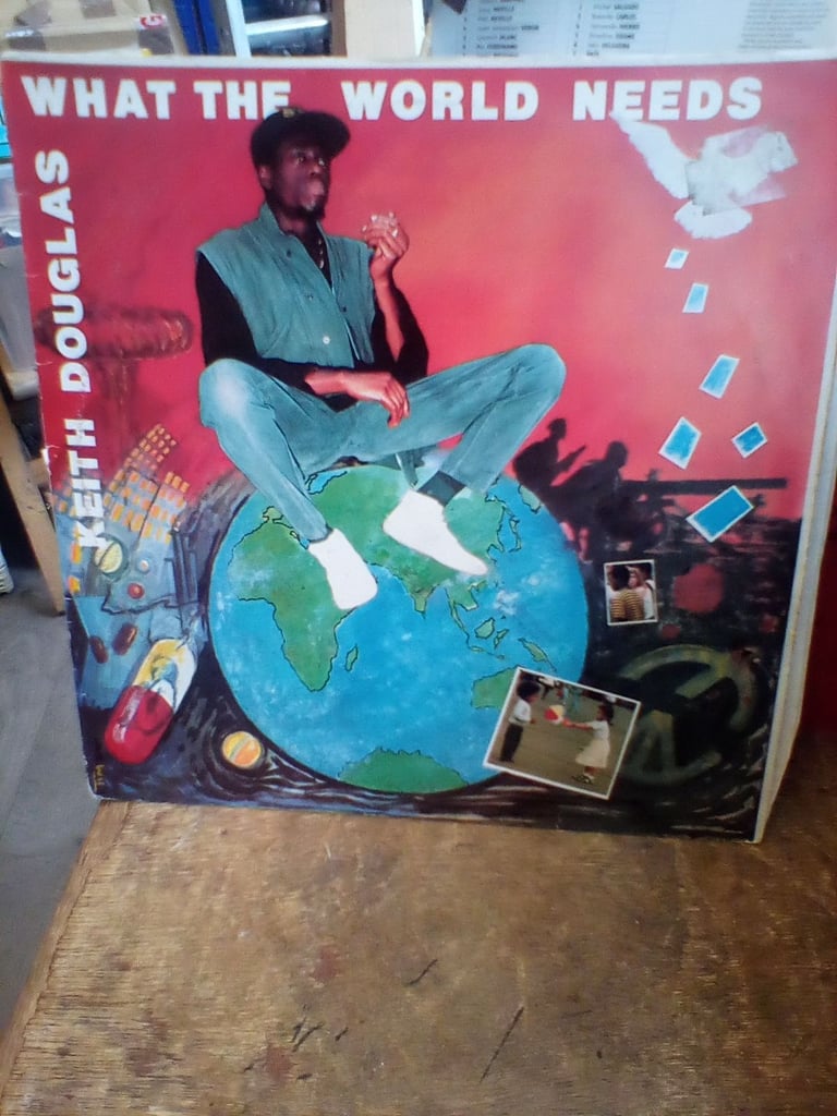 image for KEITH DOUGLAS,. WHAT THE WORLD NEEDS,. VINYL ALBUM,. 