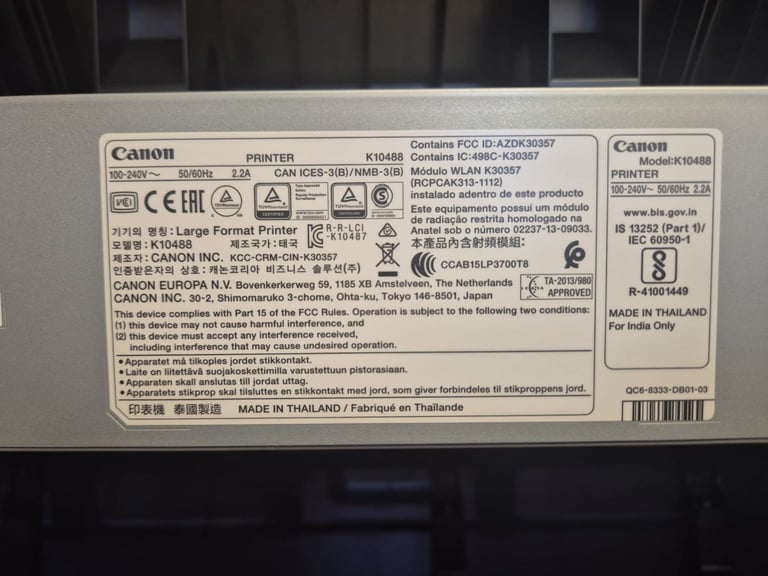 Canon TM-300 - K10488 - A1 - 36" PLOTTER - PRINTER 