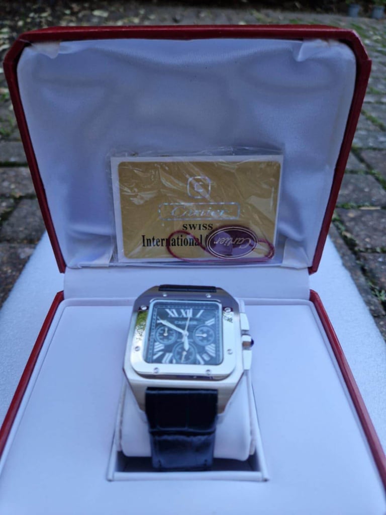 Men cartier watch santos smart 