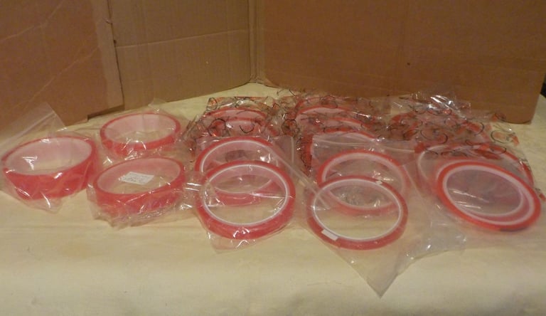 image for 22 x Rolls of Red Line Tape - Various Sizes - NEW