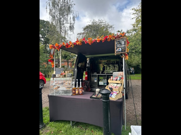 Mobile coffee van for sale 
