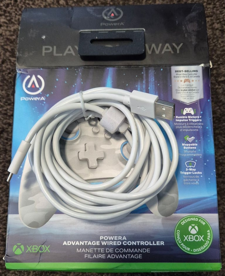 PowerA Advantage Wired Controller for Xbox Series X|S - Arctic Camo