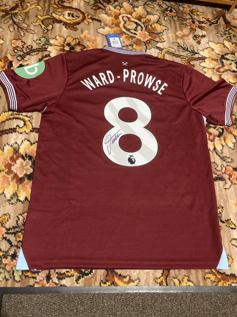 West Ham home shirt 2025/26 signed by James Ward-Prowse