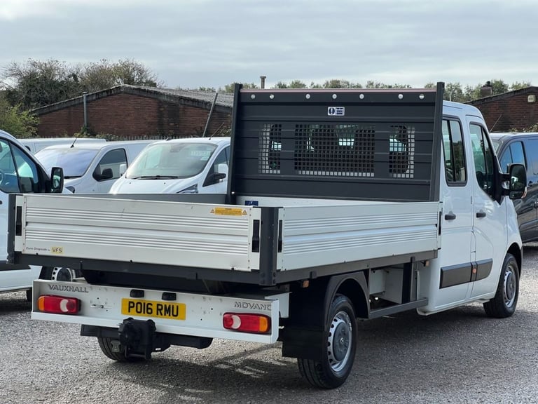 2016 Vauxhall Movano F3500 L3H1 2.3 CDTI CRC DROPSIDE CREWCAB/DROPSIDE Diesel Manual