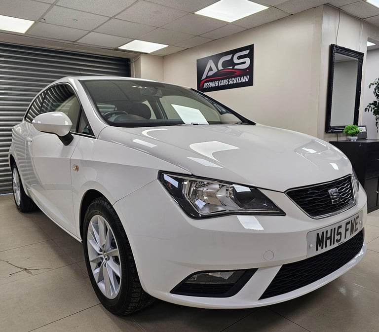 image for SEAT IBIZA 1.2 TSI I TECH White Manual Petrol 2015 WARRANTY 12 MONTHS MOT ULEZ