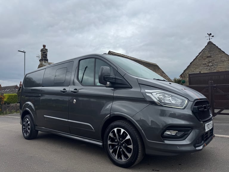image for 2021 Ford Transit Custom 2021 FORD TRANSIT CUSTOM 2.0 EcoBlue 320 SPORT CREW VAN L2 EURO 6 PANEL ...