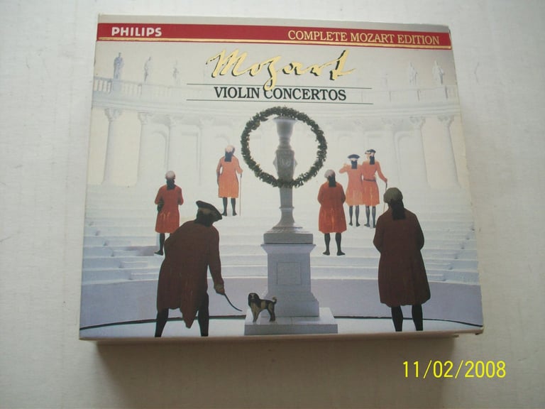 image for Mozart-Violin Concertos Complete Mozart Edition 4 CD Box Set + 72 page booklet  
