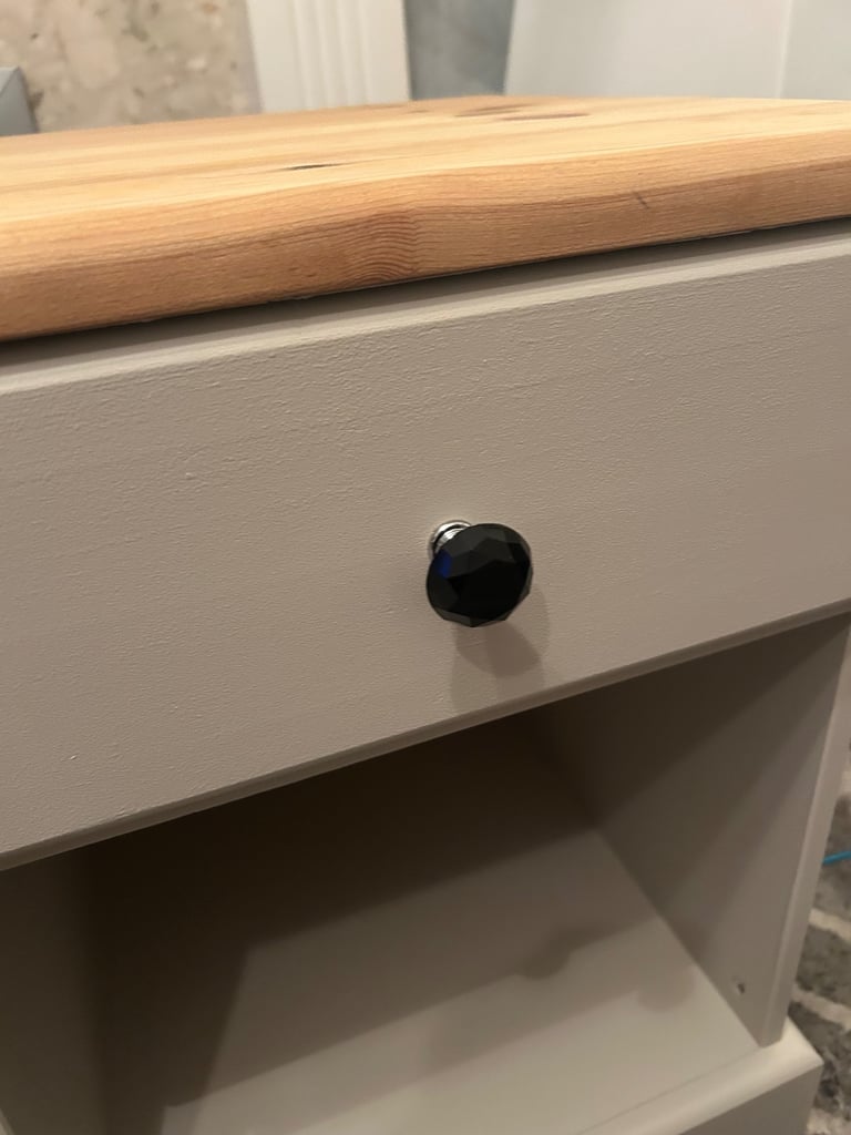 Pine bedside drawers x w 