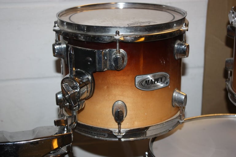 Mapex Pro M Series Caramel Fade 6 Piece Refurbished Drum Kit 20in Bass + All Hardware ~ £575 ono