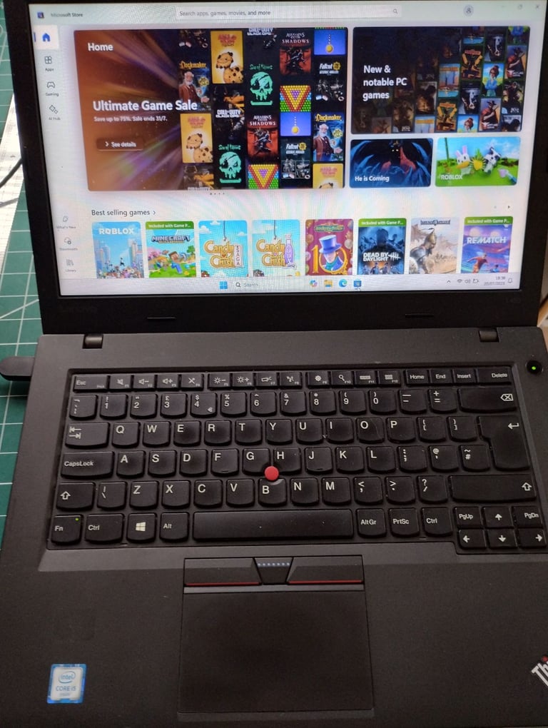 Windows 11, FULL Microsoft Office, 16GB Ram, i5 CPU, 240GB SSD,  Webcam, Lenovo ThinkPad Laptop
