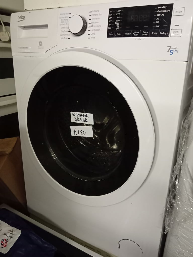 BEKO washer 7kg dryer 5kg 1400 rmp £170