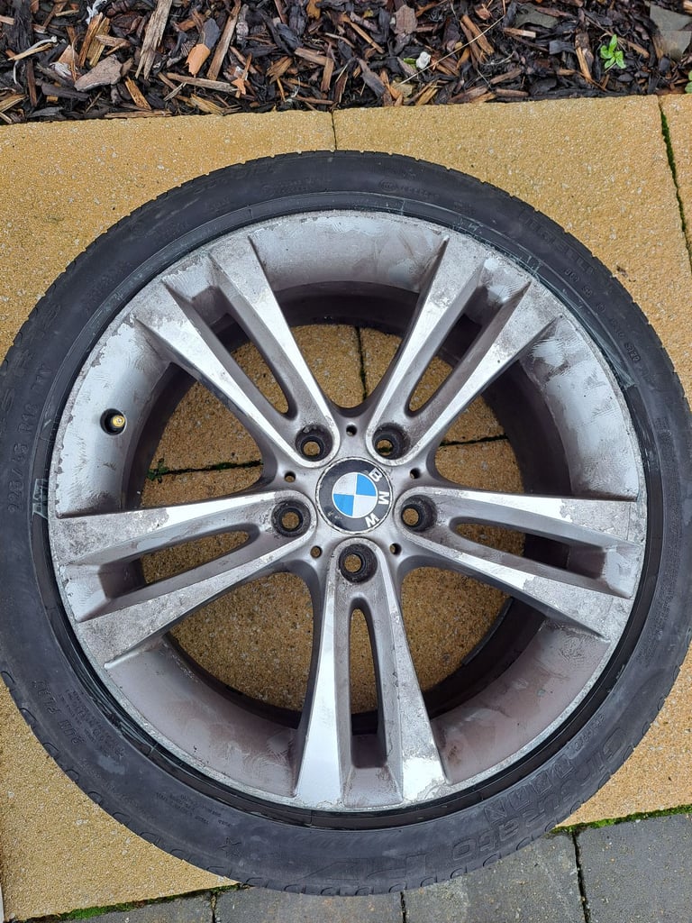 4 genuine bmw 18 inch alloys and tyres 4 series free delivery 
