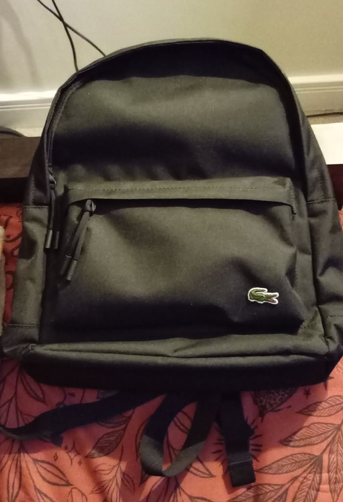 image for Lacoste black backpack