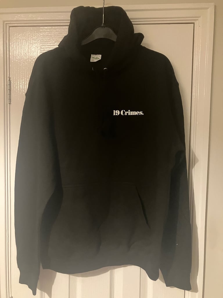 image for Men’s Or Women’s 19 Crimes Hoodie Size Large Brand New 
