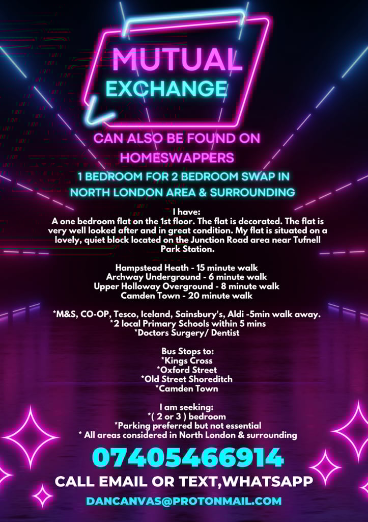 Mutual Exchange North London