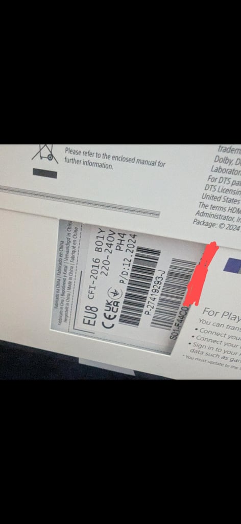image for Playstation 5 Slim 1 TB SSD - brand new low version