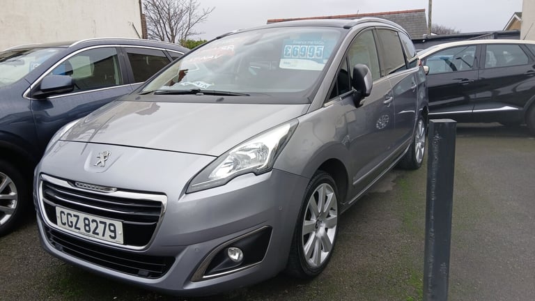 2016 Peugeot 5008 1.6 BLUE HDI ALLURE AUTOMATIC 5DR 7 SEATER 2016 £35 ROAD TAX  MPV Diesel Automatic