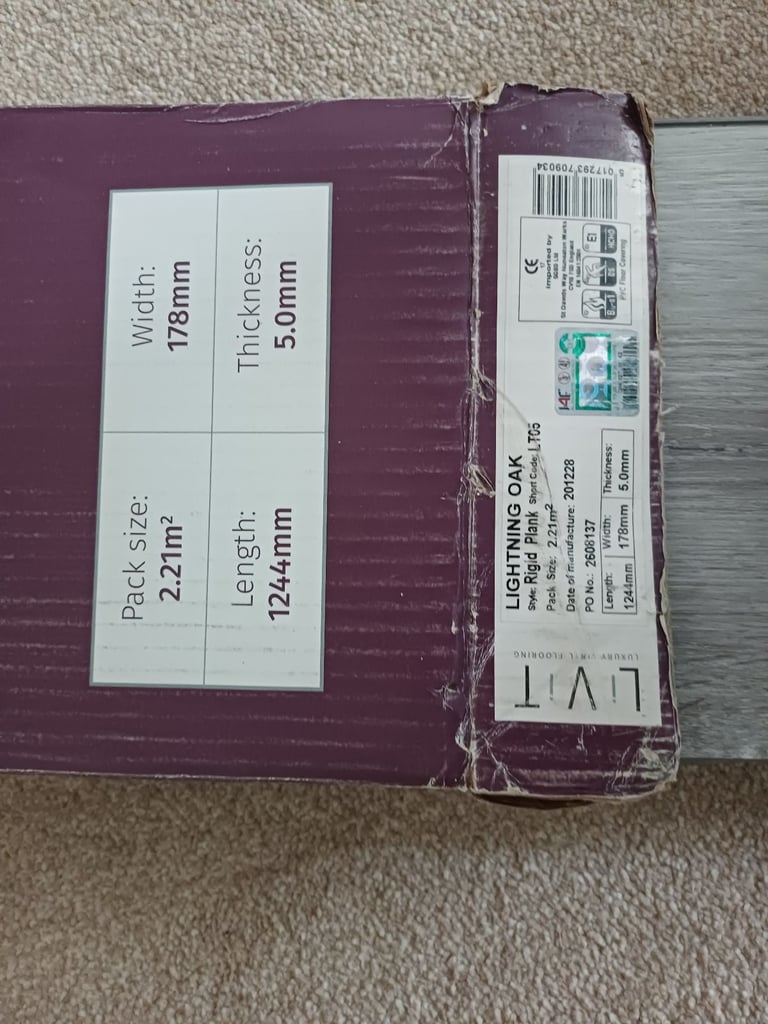 LVT Luxury vinyl flooring 