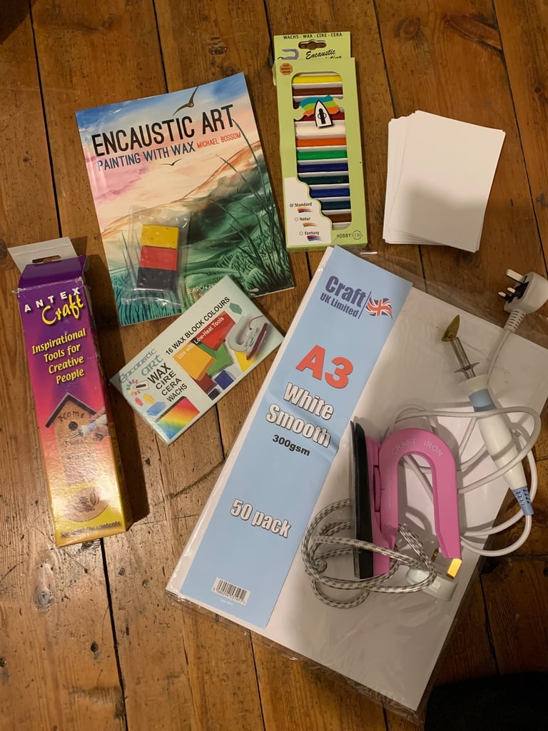 image for Encaustic art set - painting with wax 