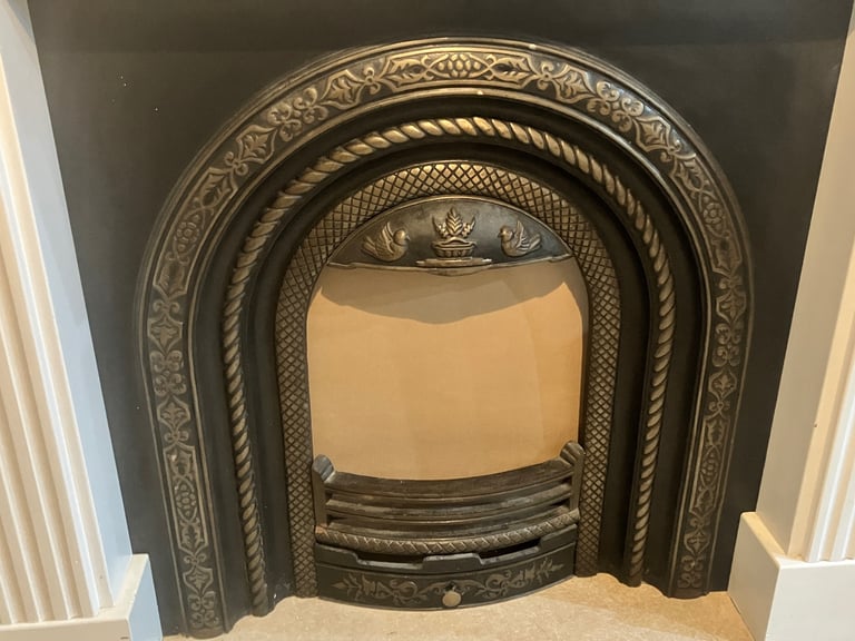 Cast Iron Replica Victorian Fireplace and surround 
