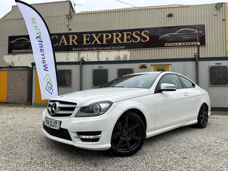 2014 Mercedes-Benz C Class 1.6 C180 AMG Sport Edition G-Tronic+ Euro 6 (s/s) 2dr COUPE Petrol Aut...