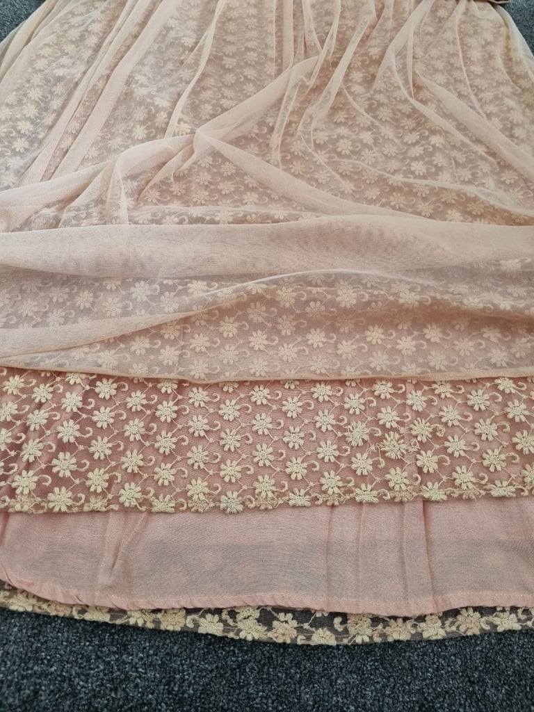 Asian Pakistani Wedding Party Long Maxi Dress New 