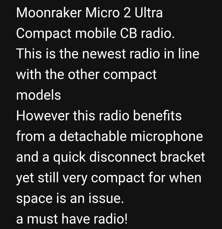 C.B. TRANSCEIVER RADIO