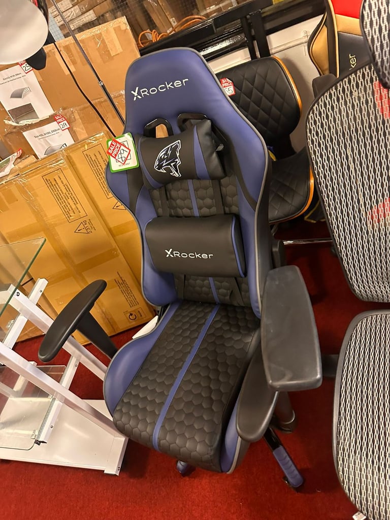 image for X Rocker Arteon eSports Junior Gaming Chair - Blue