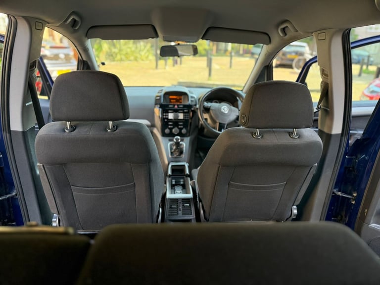 ULEZ FREE, Vauxhall, ZAFIRA, MPV, 2012, Manual, 1598 (cc), 5 doors