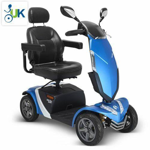 Rascal Vecta Sport Mobility Scooter cobalt blue, located in Barrhead G78