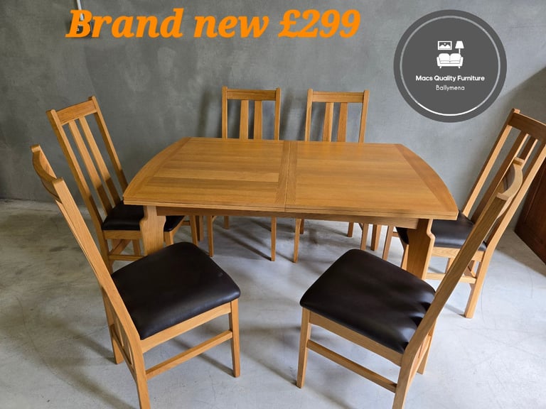 image for Brand new Ex-display Extending Table and chairs 